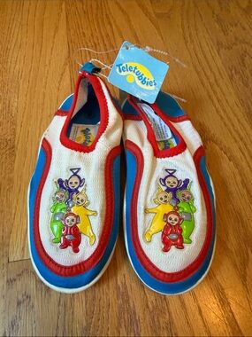 NWT Teletubbies Vintage Swim Shoes 2000 Unisex Toddler Kids Size 9